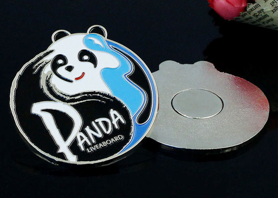 Zinc alloy metal panda magnetic paint refrigerator magnets tourist attractions cartoon enamel refrigerator magnets