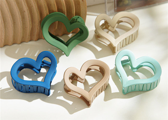 Candy color love heart resin girls grab clip store accessories ins hairpin plastic new clip headwear spot wholesale