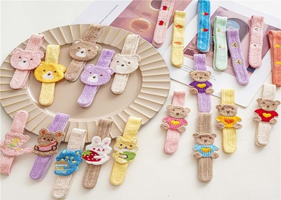 Kids accessories girl Velcro headband bangs shred hair clip girls' clip Summer discollet headband OEM logo