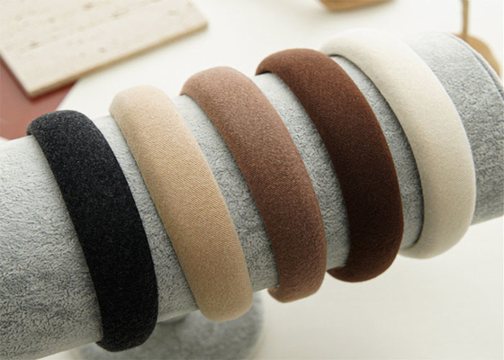 GLH002 Milk tea color girls women fabric headbands hair accessories Korean ins Sponge head hoop hair accessories