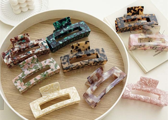 Acetic acid large hair grab clip accessories catch ponytail clip simple temperament headwear manufacturers wholesale