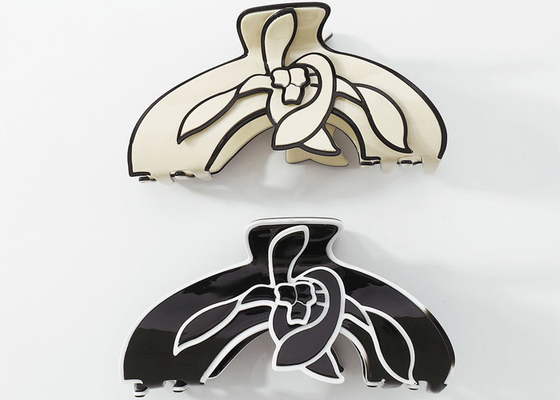Fashion Chanel's Style orchid shark clip acetate hair clip accessories Yiwu wholesale