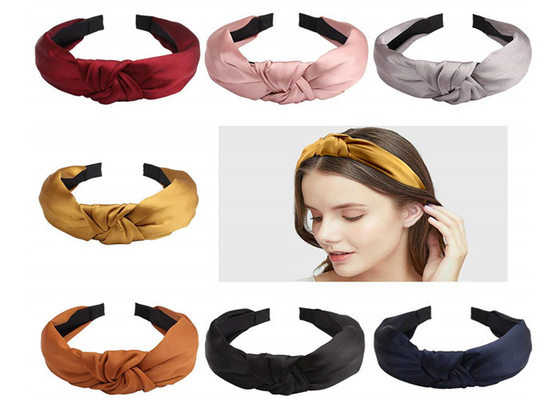GLH001 Vintage satin hair headband women's accessories wholesale Europe United States knotting