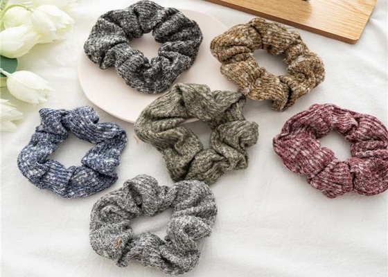 winter polyester striped large accessories Japan Korea ins hair rope lady scrunchies Yiwu wholesale