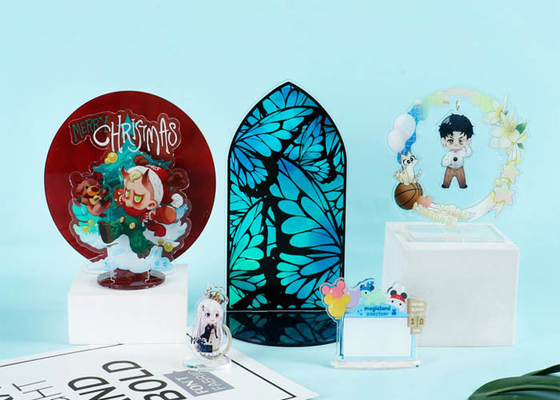 Acrylic animation brand star base Merry Christmas logo picture cartoon desktop characters surrounding decoration